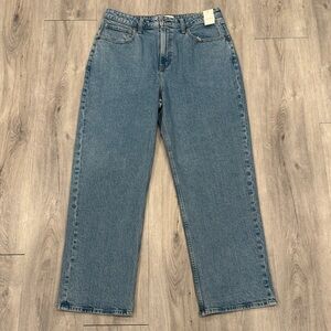 Abercrombie & Fitch Casual Light Blue Denim Vintage Straight Leg Curve Jeans
